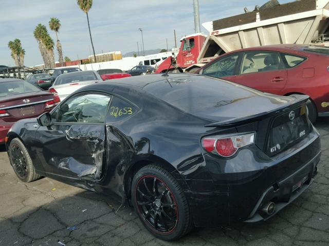 JF1ZNAA14D2723811 - 2013 TOYOTA SCION FR-S შავი ფოტო 3