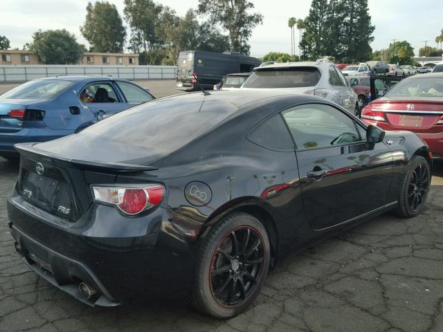 JF1ZNAA14D2723811 - 2013 TOYOTA SCION FR-S შავი ფოტო 4