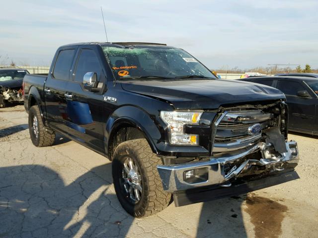 1FTEW1EF4HKC05070 - 2017 FORD F150 SUPER BLACK photo 1