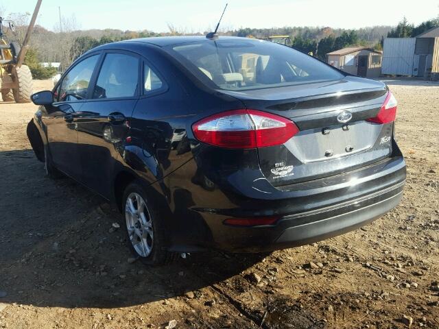 3FADP4BJ9EM120593 - 2014 FORD FIESTA SE BLACK photo 3