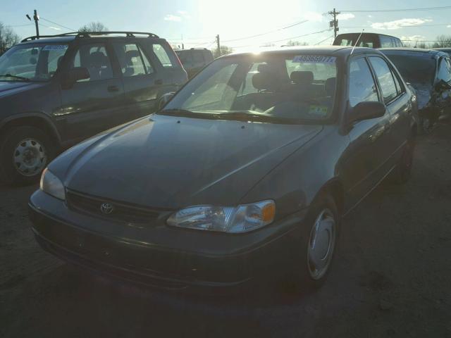 2T1BR12EXYC337869 - 2000 TOYOTA COROLLA VE GREEN photo 2