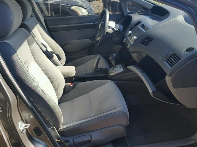 2HGFA16808H303881 - 2008 HONDA CIVIC EX ნაცრისფერი ფოტო 5