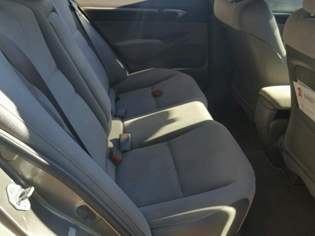 2HGFA16808H303881 - 2008 HONDA CIVIC EX ნაცრისფერი ფოტო 6