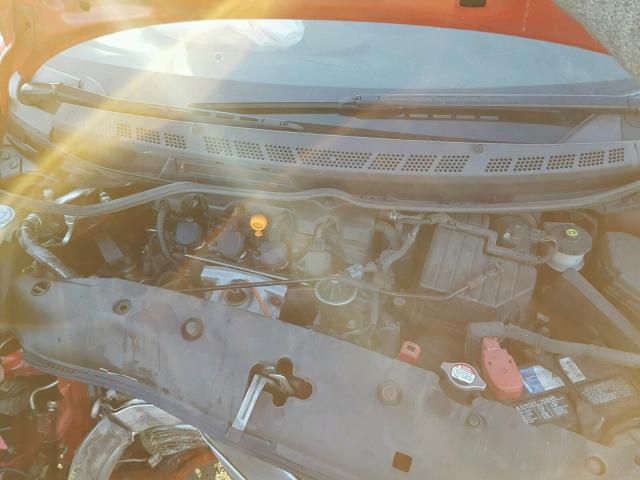 2HGFG128X9H505844 - 2009 HONDA CIVIC EX წითელი ფოტო 7