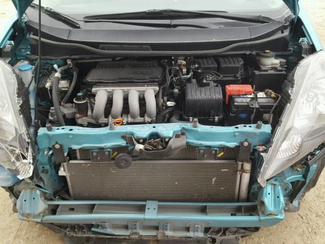 JHMGE8G39DC048064 - 2013 HONDA FIT TEAL photo 7