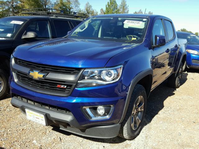 1GCGTCE32F1227929 - 2015 CHEVROLET COLORADO Z BLUE photo 2