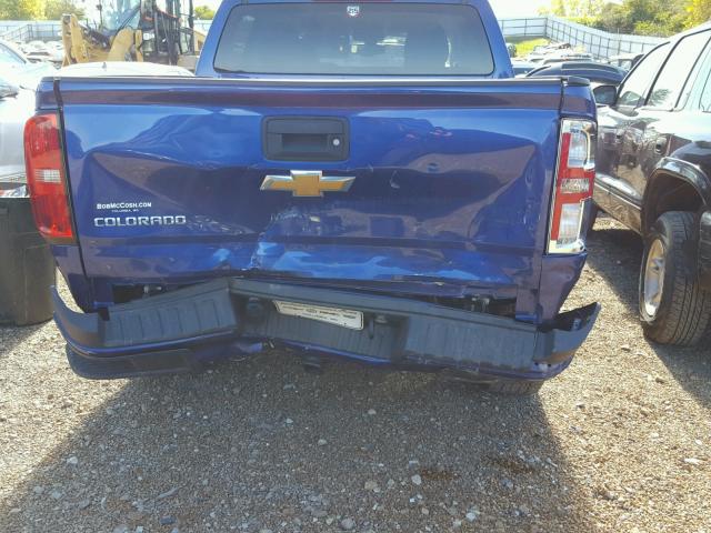 1GCGTCE32F1227929 - 2015 CHEVROLET COLORADO Z BLUE photo 9