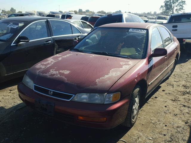 JHMCD5636VC012884 - 1997 HONDA ACCORD LX MAROON photo 2