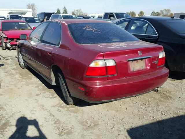 JHMCD5636VC012884 - 1997 HONDA ACCORD LX MAROON photo 3