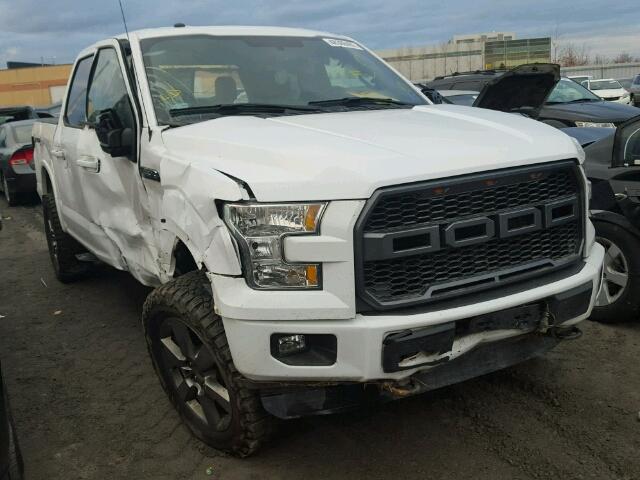 1FTEW1EF8GKF36622 - 2016 FORD F150 SUPER WHITE photo 1