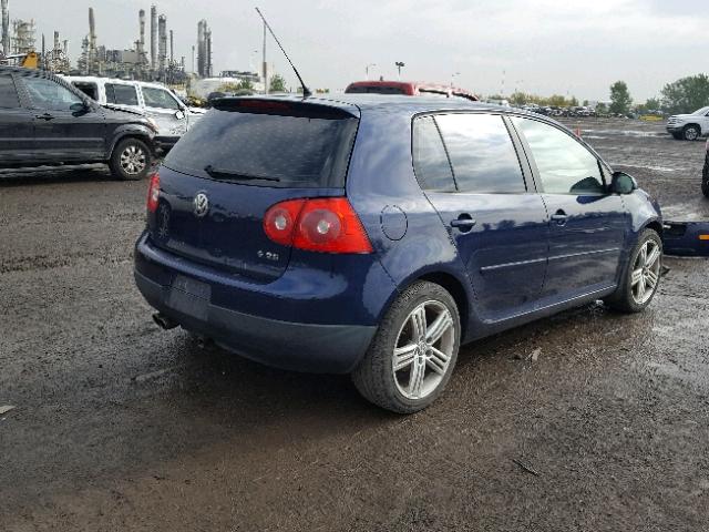 WVWCA71K38W243359 - 2008 VOLKSWAGEN RABBIT BLUE photo 4