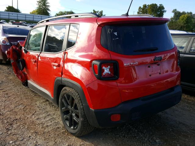 ZACCJABB7HPE68232 - 2017 JEEP RENEGADE L RED photo 3