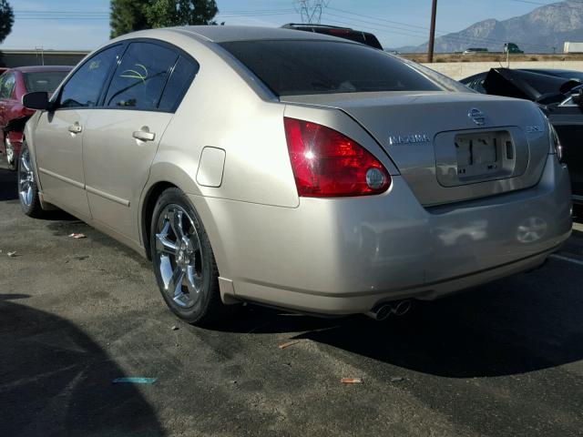 1N4BA41E96C823837 - 2006 NISSAN MAXIMA SE GOLD photo 3