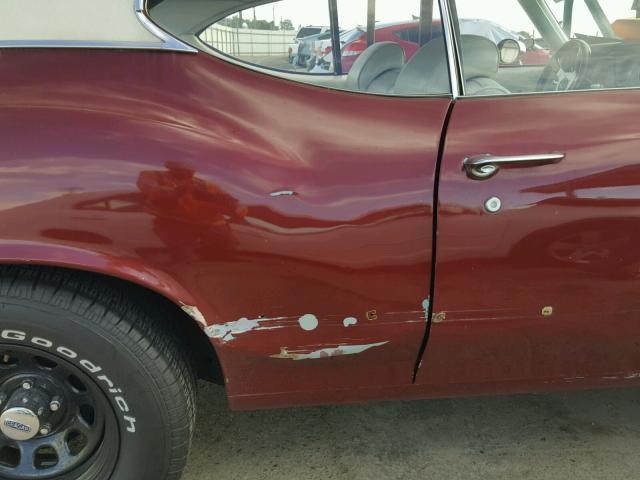 336870Z136626 - 1970 OLDSMOBILE CUTLASS MAROON photo 10