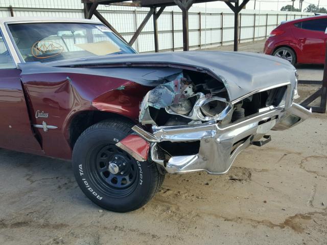 336870Z136626 - 1970 OLDSMOBILE CUTLASS MAROON photo 9