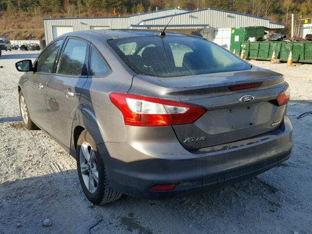 1FADP3F24DL300643 - 2013 FORD FOCUS SE CHARCOAL photo 3