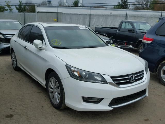 1HGCR2F70DA018504 - 2013 HONDA ACCORD EX WHITE photo 1