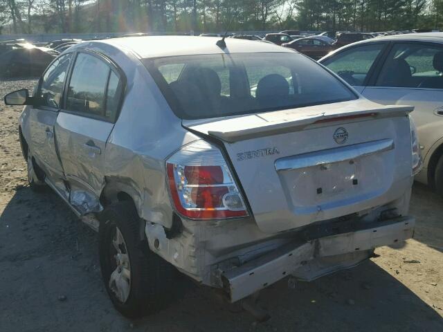 3N1AB6AP9CL701112 - 2012 NISSAN SENTRA 2.0 SILVER photo 3