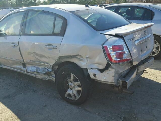 3N1AB6AP9CL701112 - 2012 NISSAN SENTRA 2.0 SILVER photo 9