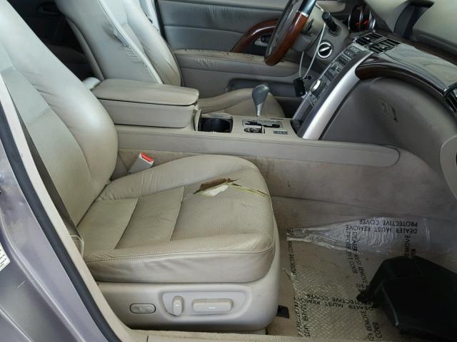 JH4KB16556C009889 - 2006 ACURA RL CHARCOAL photo 5