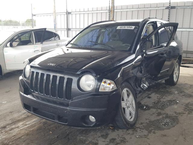 1J8FT470X8D728114 - 2008 JEEP COMPASS SP BLACK photo 2