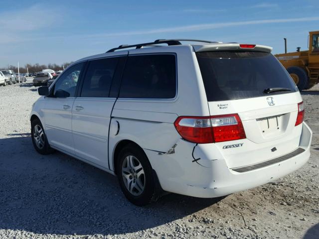 5FNRL38796B054148 - 2006 HONDA ODYSSEY EX WHITE photo 3