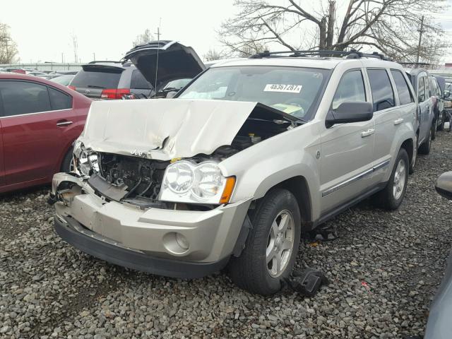 1J4HR58N36C358636 - 2006 JEEP GRAND CHER BEIGE photo 2