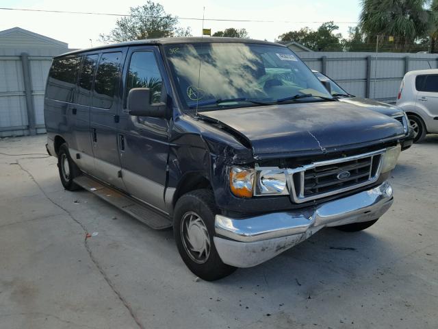 1FMRE11L43HA99253 - 2003 FORD ECONOLINE BLUE photo 1