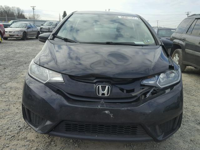 3HGGK5H56FM738396 - 2015 HONDA FIT LX BLACK photo 9