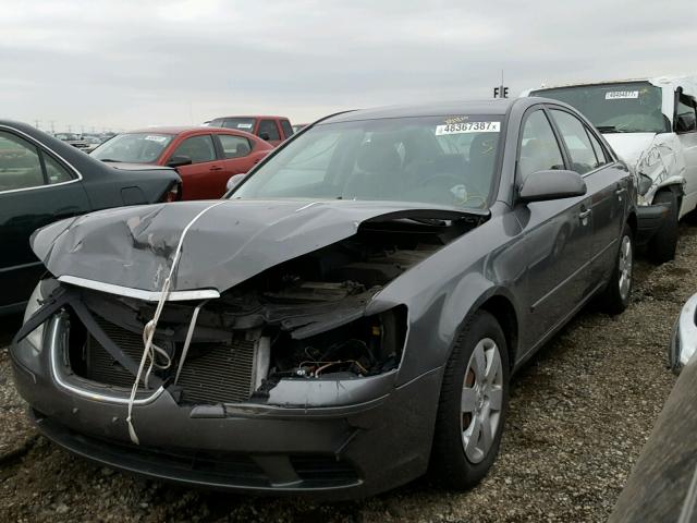 5NPET46F99H430111 - 2009 HYUNDAI SONATA GLS GRAY photo 2