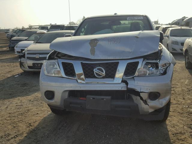 1N6AD0ER4CC455594 - 2012 NISSAN FRONTIER S SILVER photo 10