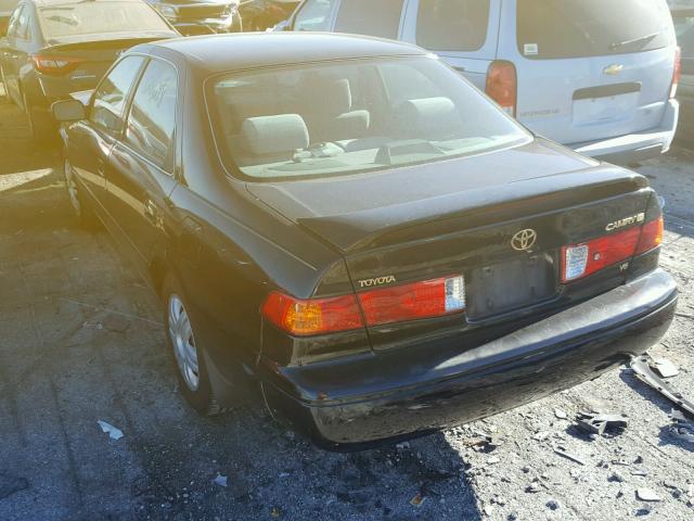 JT2BF22K610338224 - 2001 TOYOTA CAMRY CE BLACK photo 3