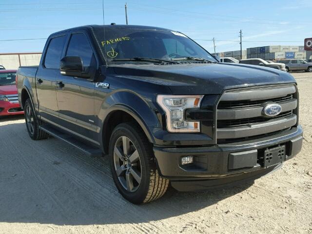 1FTEW1CG6GKD42585 - 2016 FORD F150 SUPER BLACK photo 1