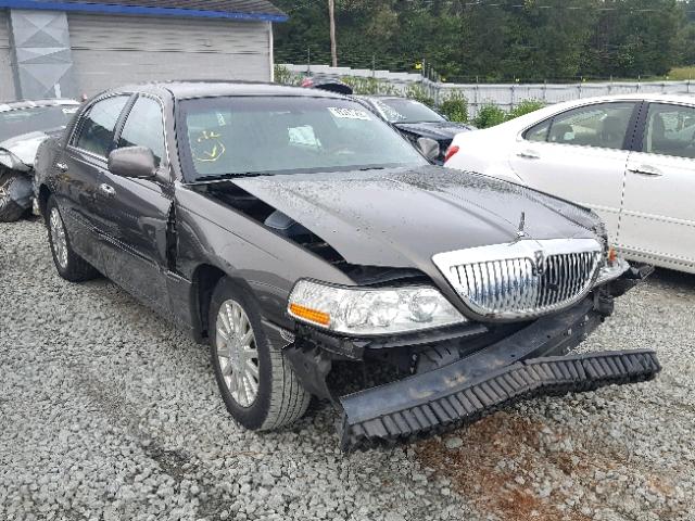 1LNHM83W14Y635110 - 2004 LINCOLN TOWN CAR U CHARCOAL photo 1