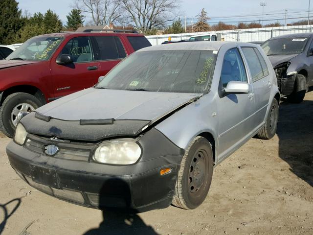 9BWGK61J024036338 - 2002 VOLKSWAGEN GOLF GLS SILVER photo 2