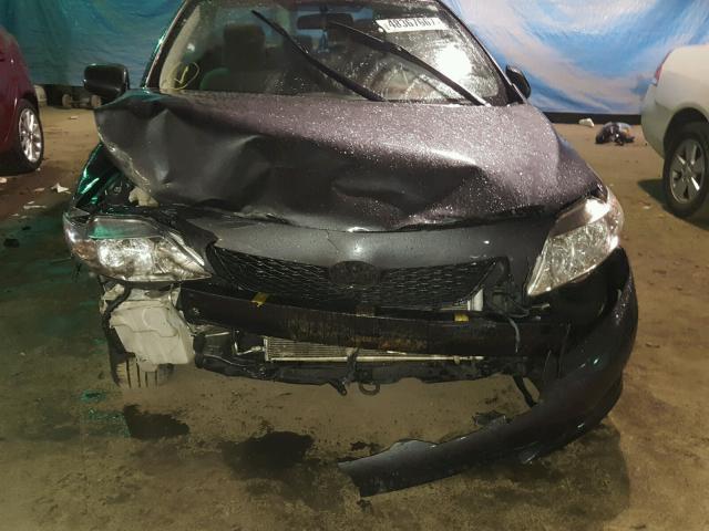 1NXBU4EE2AZ182296 - 2010 TOYOTA COROLLA BA GRAY photo 9