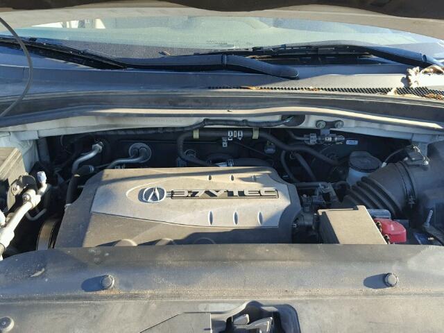 2HNYD28207H530283 - 2007 ACURA MDX WHITE photo 7