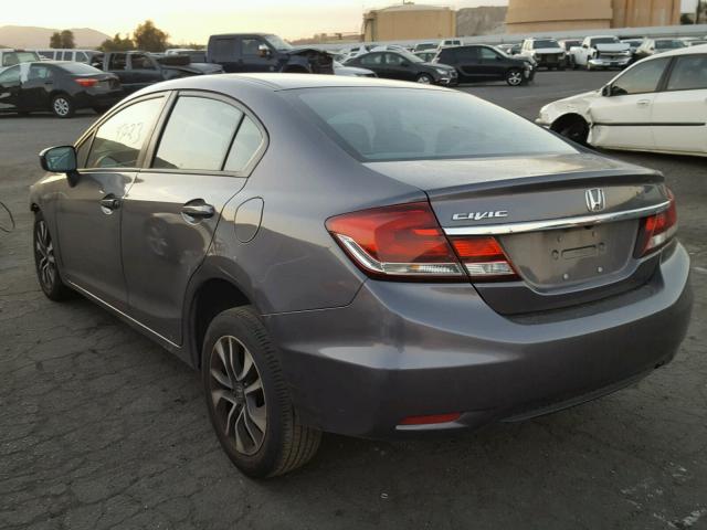 19XFB2F85FE207349 - 2015 HONDA CIVIC EX GRAY photo 3