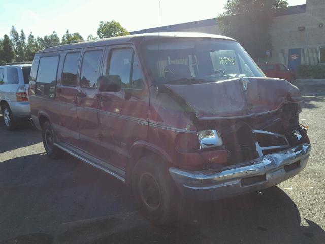 2B6HB21Y5TK142123 - 1996 DODGE RAM VAN B2 MAROON photo 1