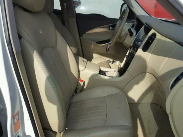 JNKAJ09F78M354478 - 2008 INFINITI EX35 BASE WHITE photo 5