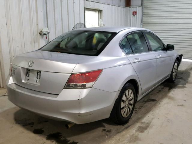 1HGCP26359A094617 - 2009 HONDA ACCORD LX SILVER photo 4