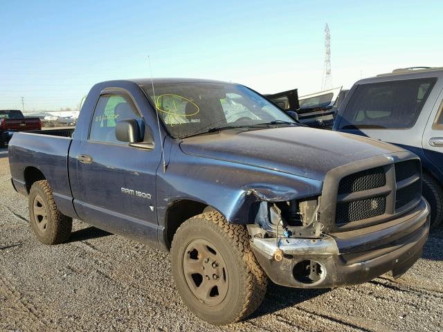 1D7HA16N24J255652 - 2004 DODGE RAM 1500 S BLUE photo 1