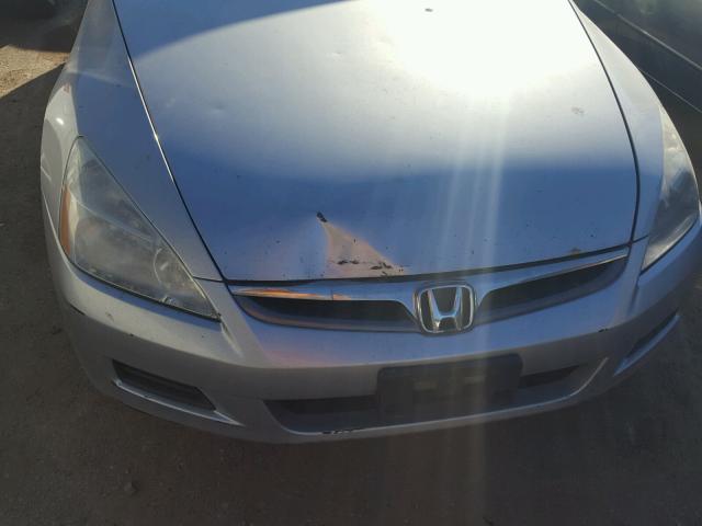 1HGCM56407A096372 - 2007 HONDA ACCORD LX SILVER photo 9