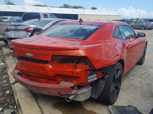 2G1FA1E33C9118398 - 2012 CHEVROLET CAMARO LS ORANGE photo 4