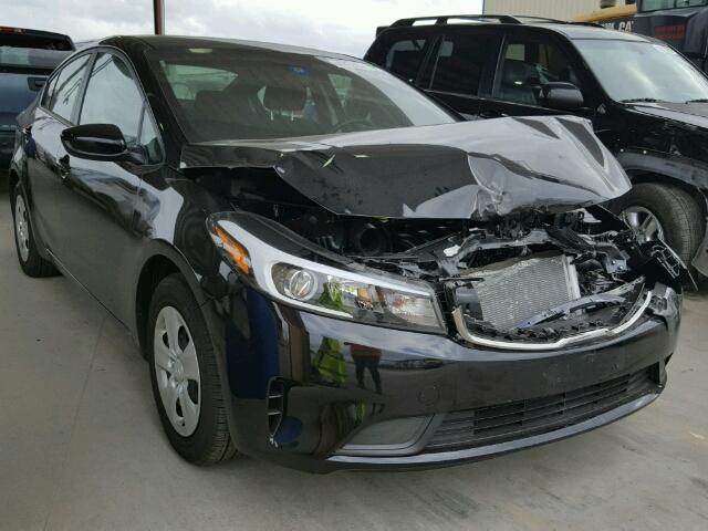 3KPFK4A76HE115731 - 2017 KIA FORTE LX BLACK photo 1