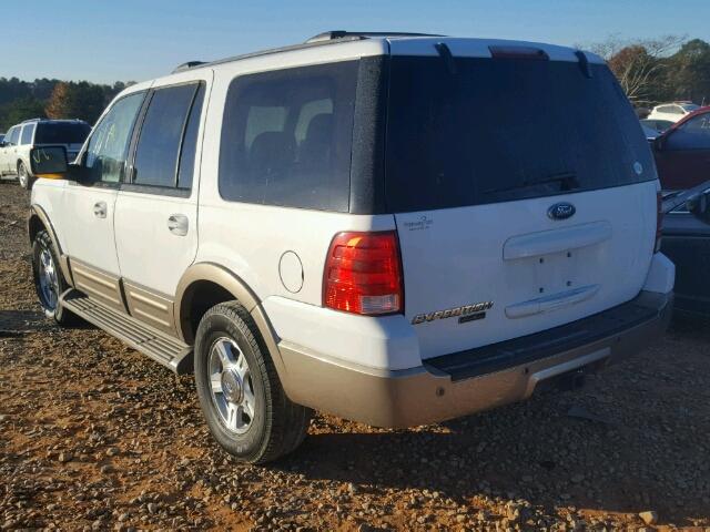 1FMFU17L04LB85462 - 2004 FORD EXPEDITION WHITE photo 3