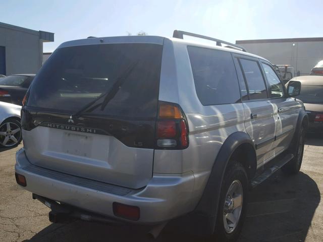 JA4LS21H52P013001 - 2002 MITSUBISHI MONTERO SP SILVER photo 4