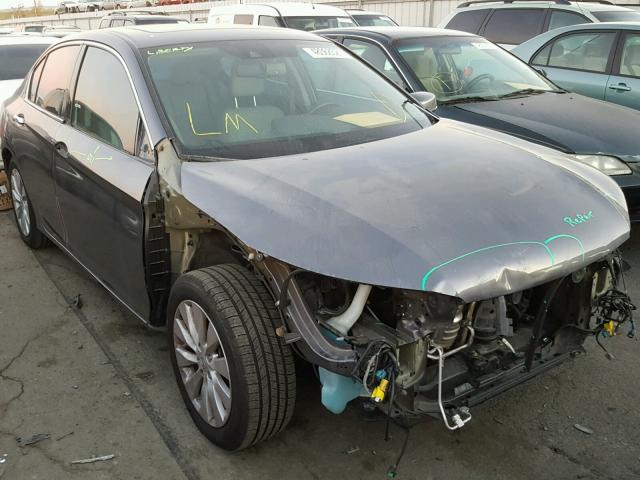 1HGCR3F82EA020061 - 2014 HONDA ACCORD EXL SILVER photo 1