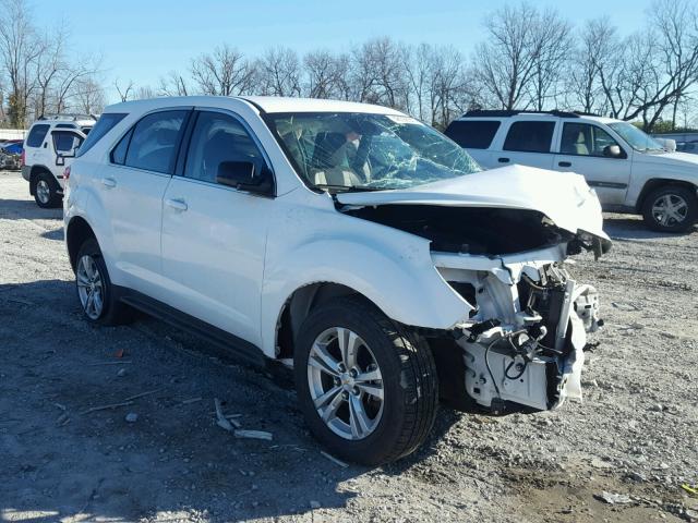 2GNFLCEK8D6371005 - 2013 CHEVROLET EQUINOX LS WHITE photo 1