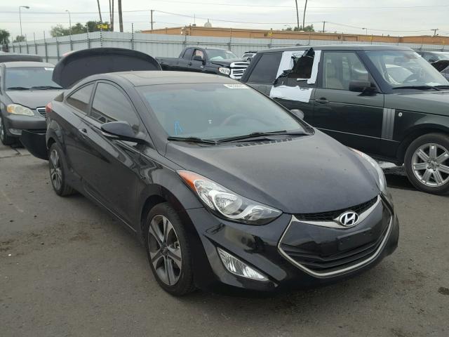 KMHDH6AE0DU004521 - 2013 HYUNDAI ELANTRA CO BLACK photo 1